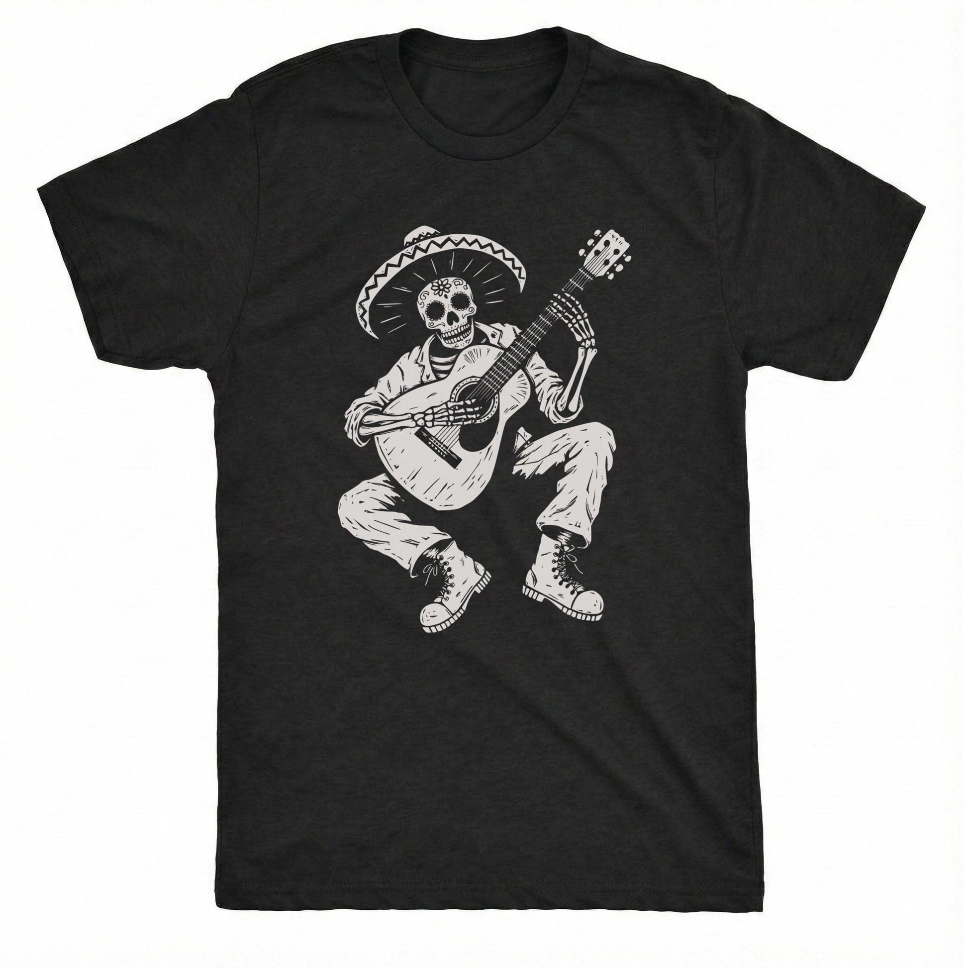 Sugar Jam Tee Black Mockup