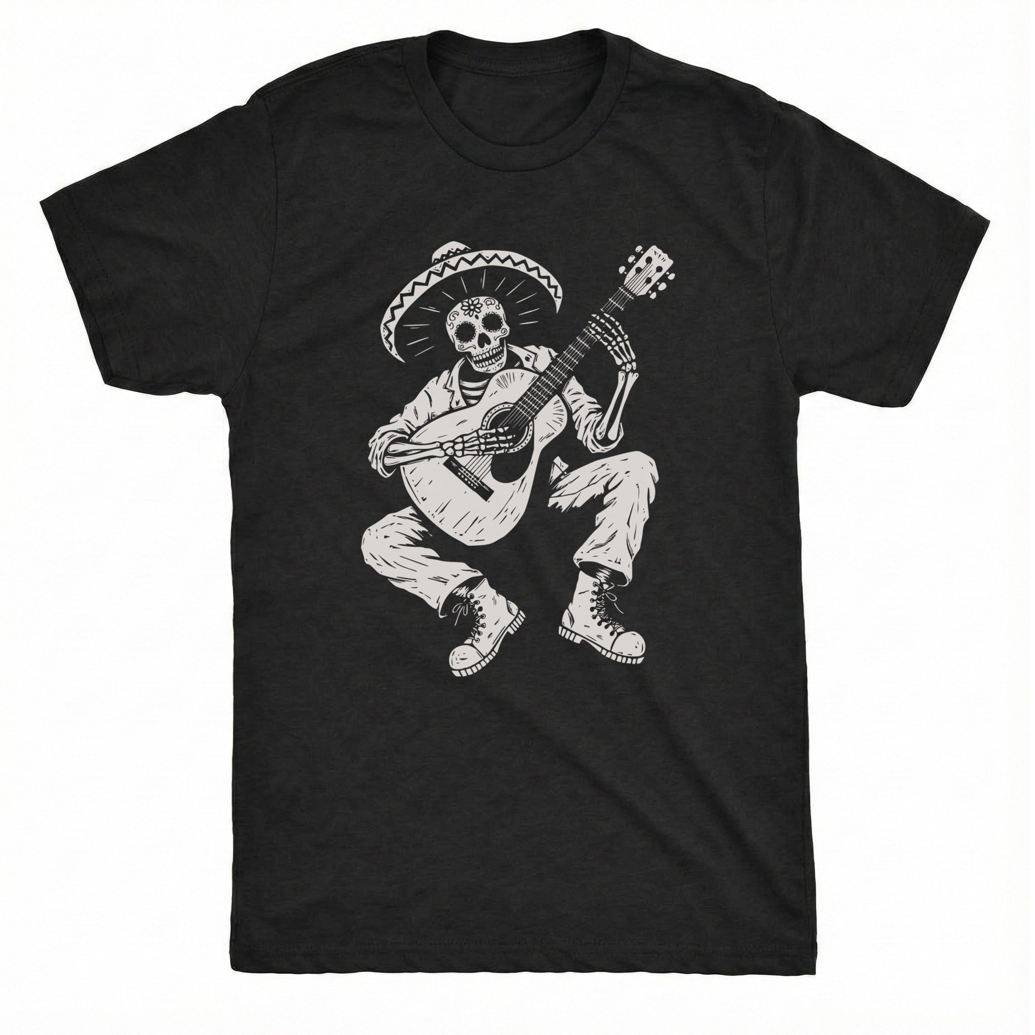 Sugar Jam Tee Black Mockup