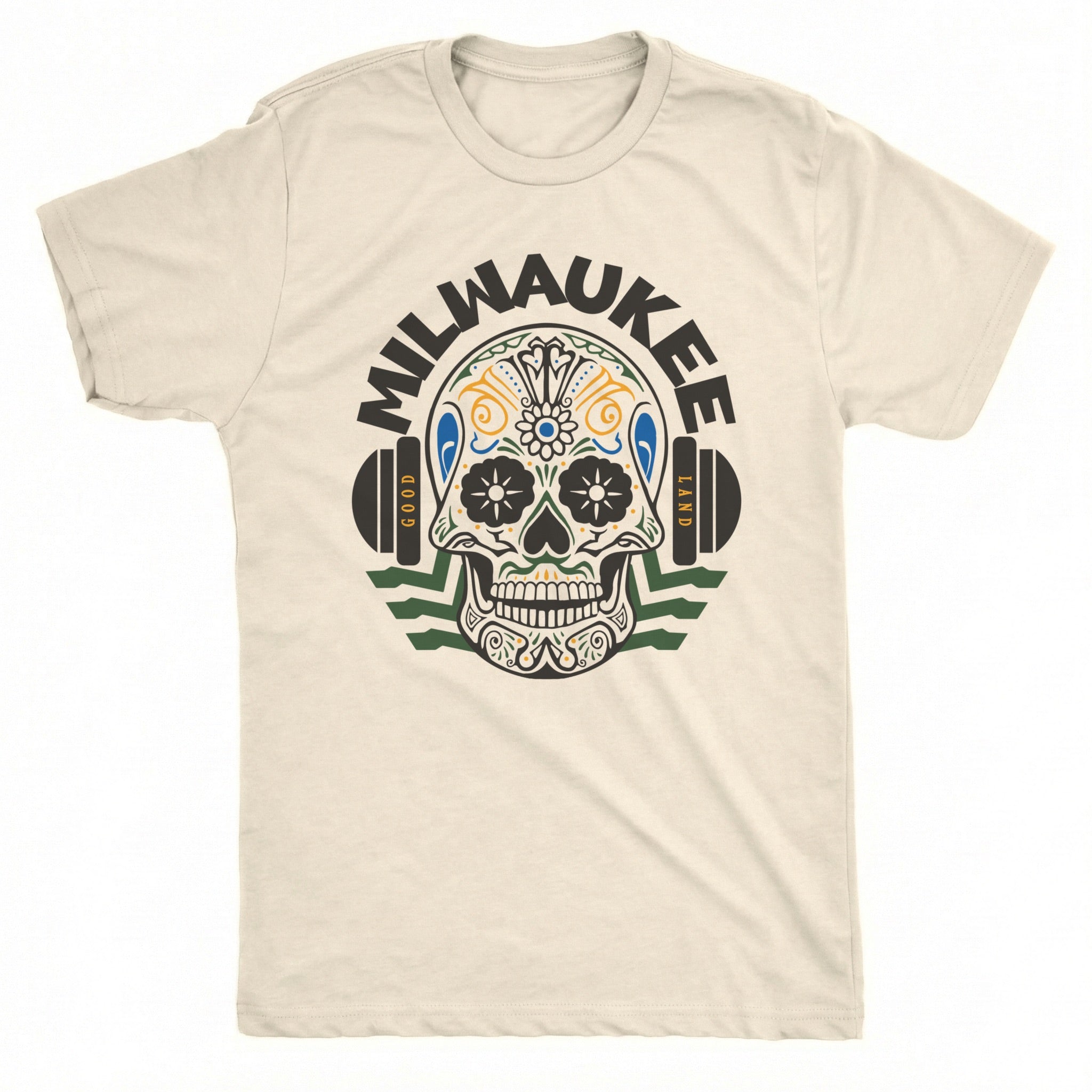 Sugar Mil Tee Natural Mockup