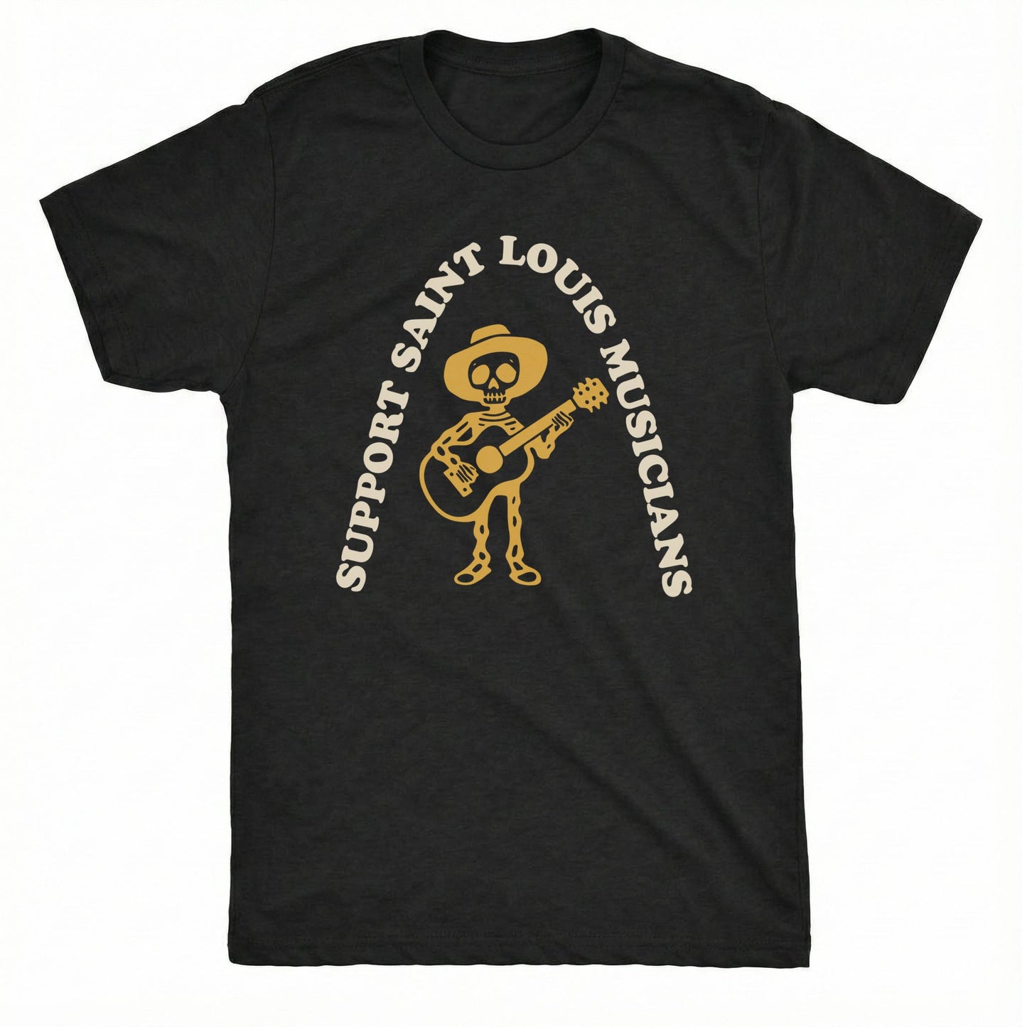 Support Stl Music Tee | Classic Tee Black