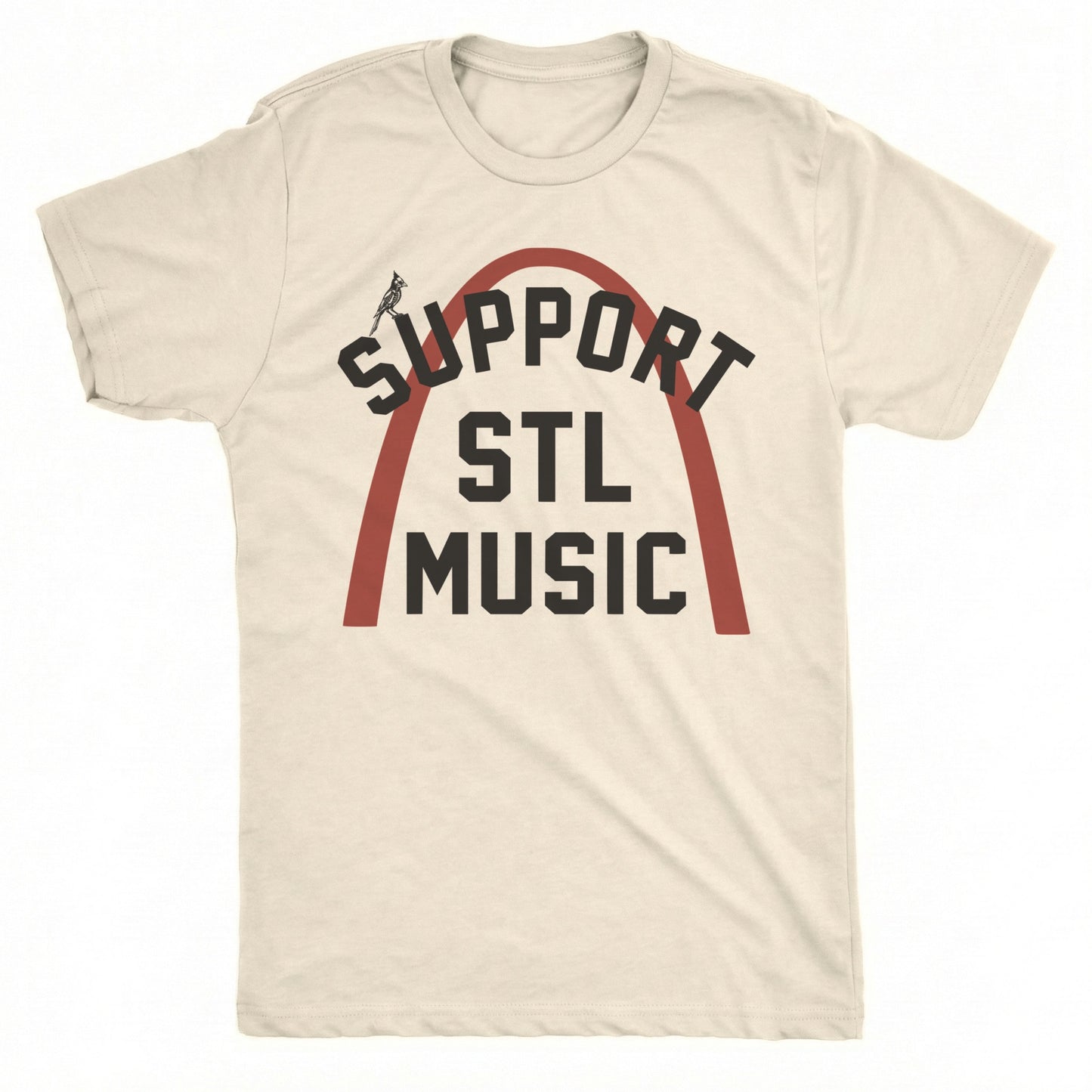 Support Stl Tee Natural Mockup