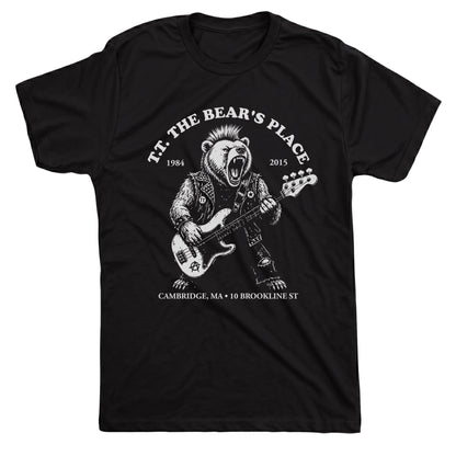 T.T. The Bear Tee Black Mockup