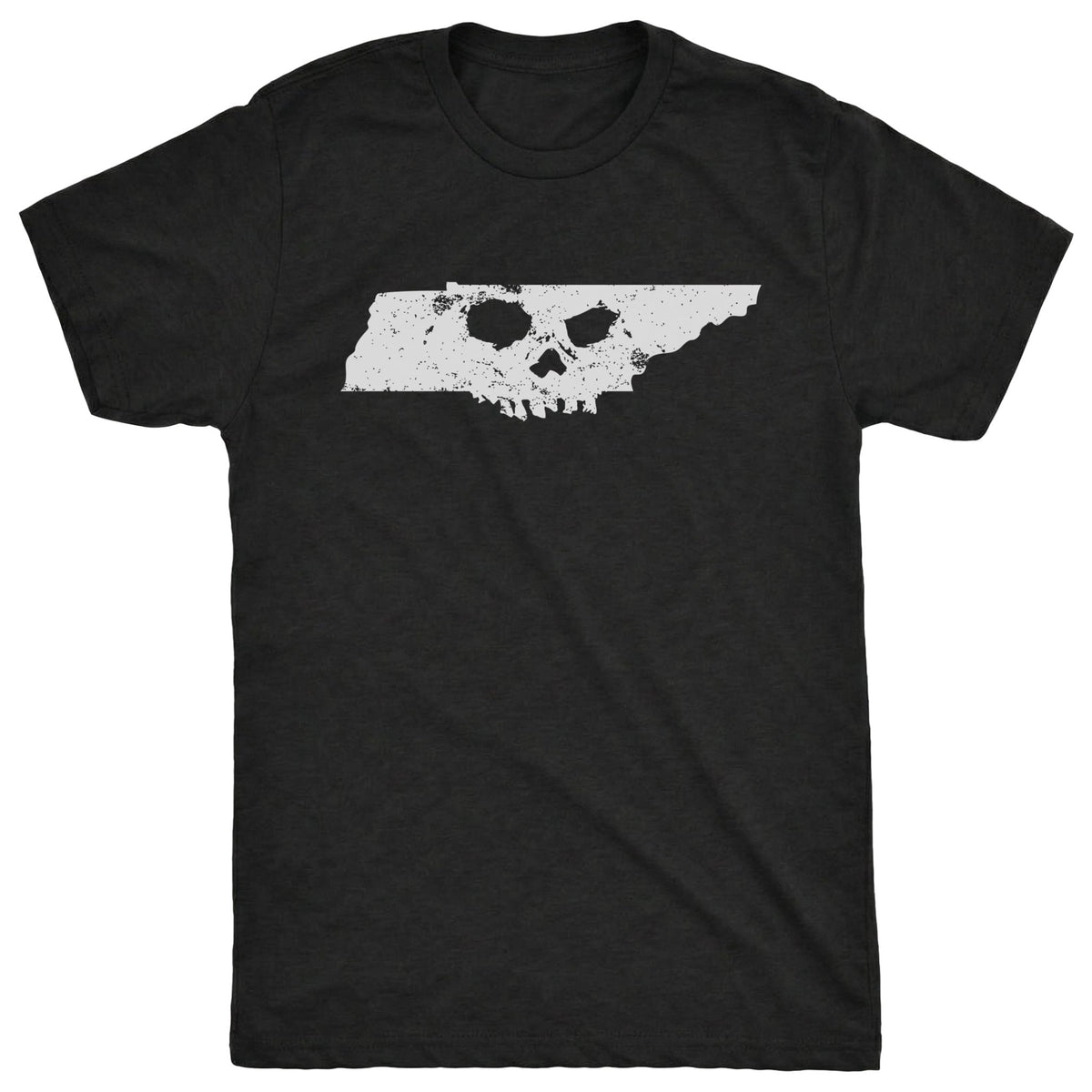 Tennesee Skull Tee Black Mockup