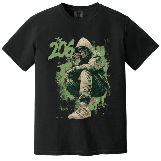 The 206 Rapper Tee | Comfort Colors® 1717 Black