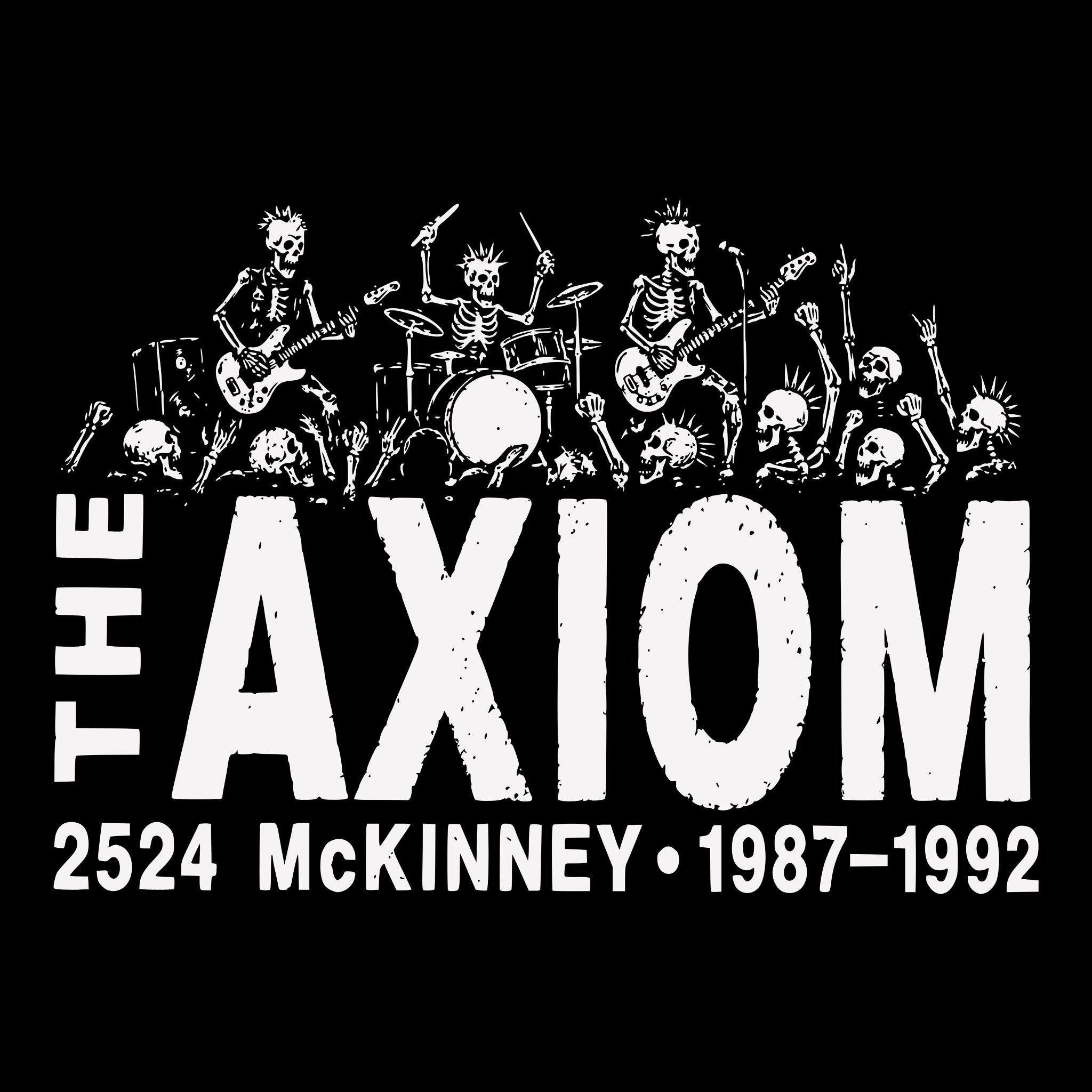 The Axiom Tee Black Design