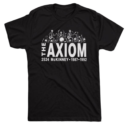 The Axiom Tee Black Mockup