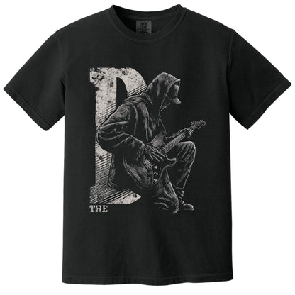 The D Guitarist Tee | Comfort Colors® 1717 Black