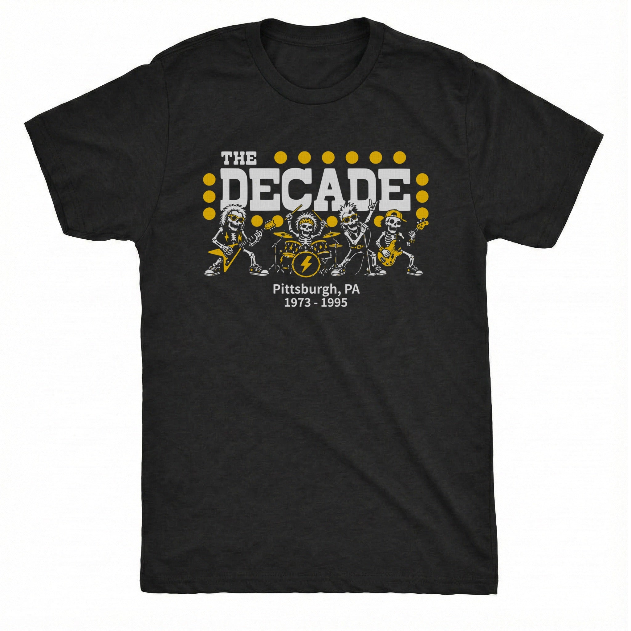 The Decade Tee Black Mockup