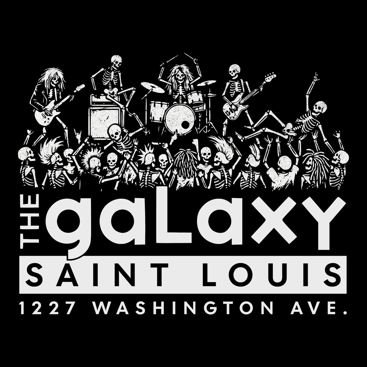 The Galaxy Tee Black Design