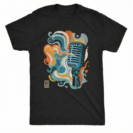 The Lou Ghost T-Shirt | Comfort Colors® 1717 Black