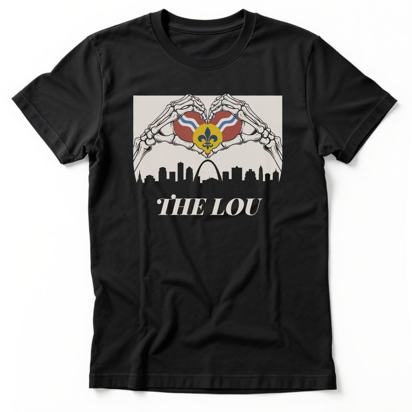 The Lou Heart Tee | Comfort Colors® 1717 Black