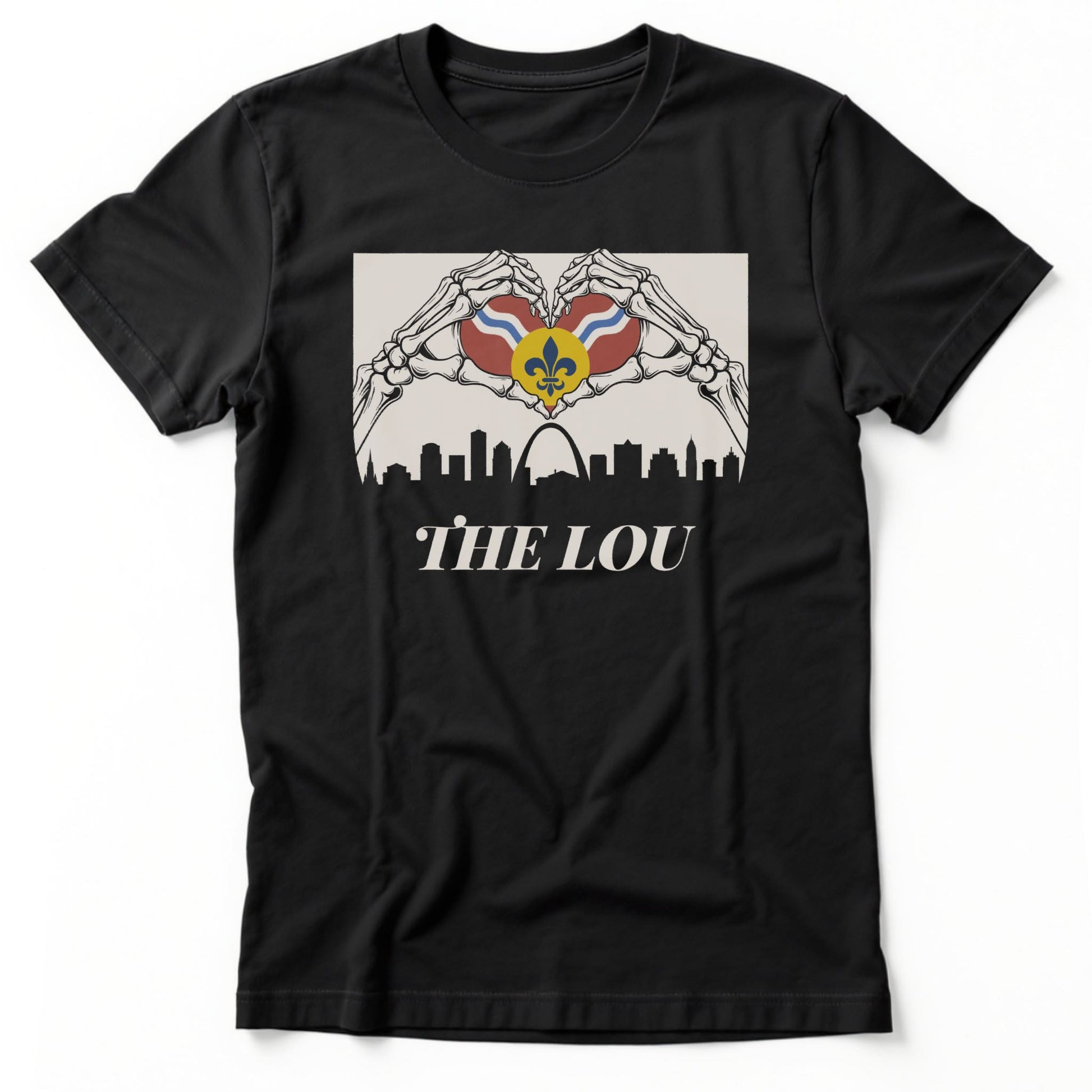The Lou Heart Tee | Comfort Colors® 1717 Black