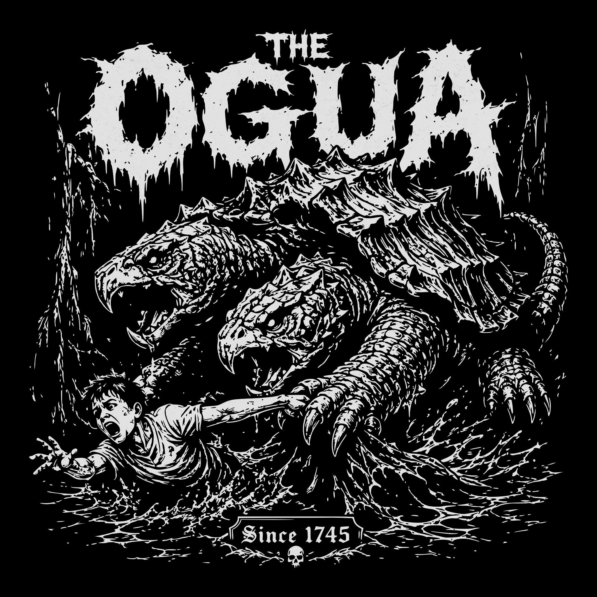 The Ogua Tee Black Design