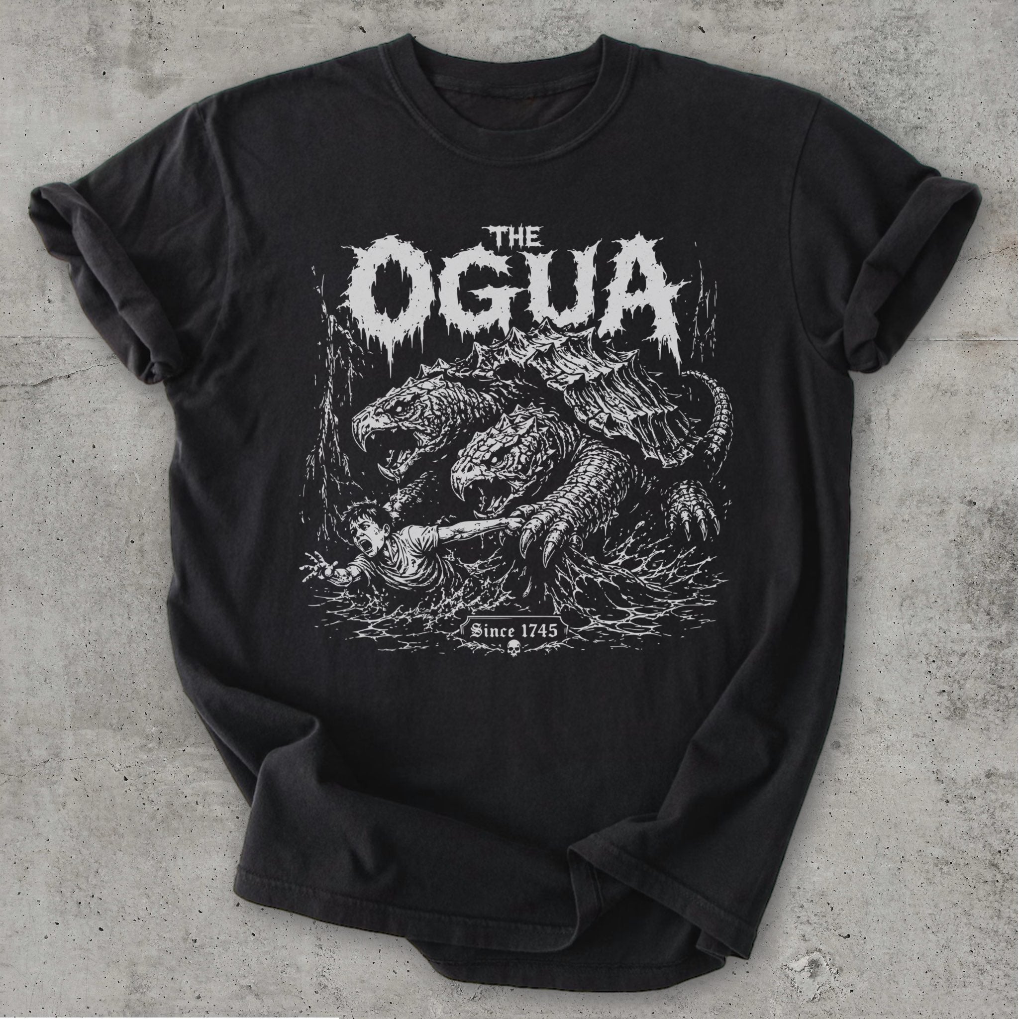 The Ogua Tee Black Mockup