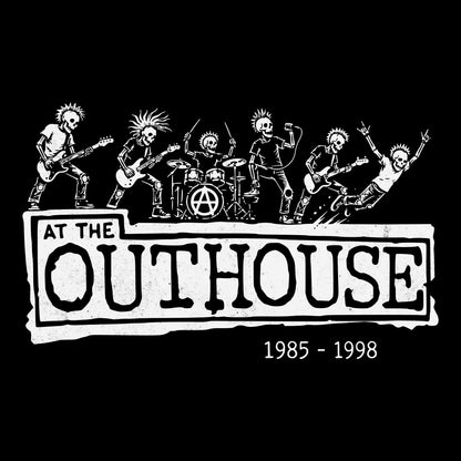 The Outhouse Tee Black Design