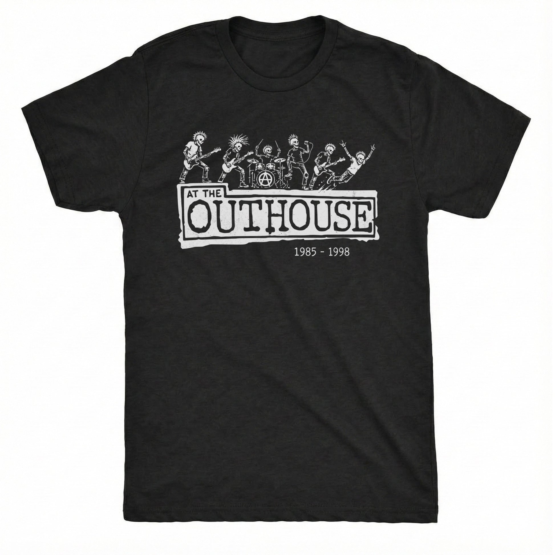 The Outhouse Tee Black Mockup