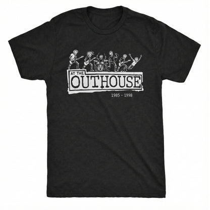 The Outhouse Tee Black Mockup