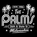The Palms Tee Black Design