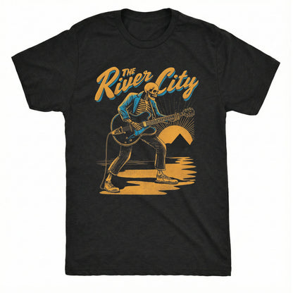 The River City Tee | Comfort Colors® 1717 Black