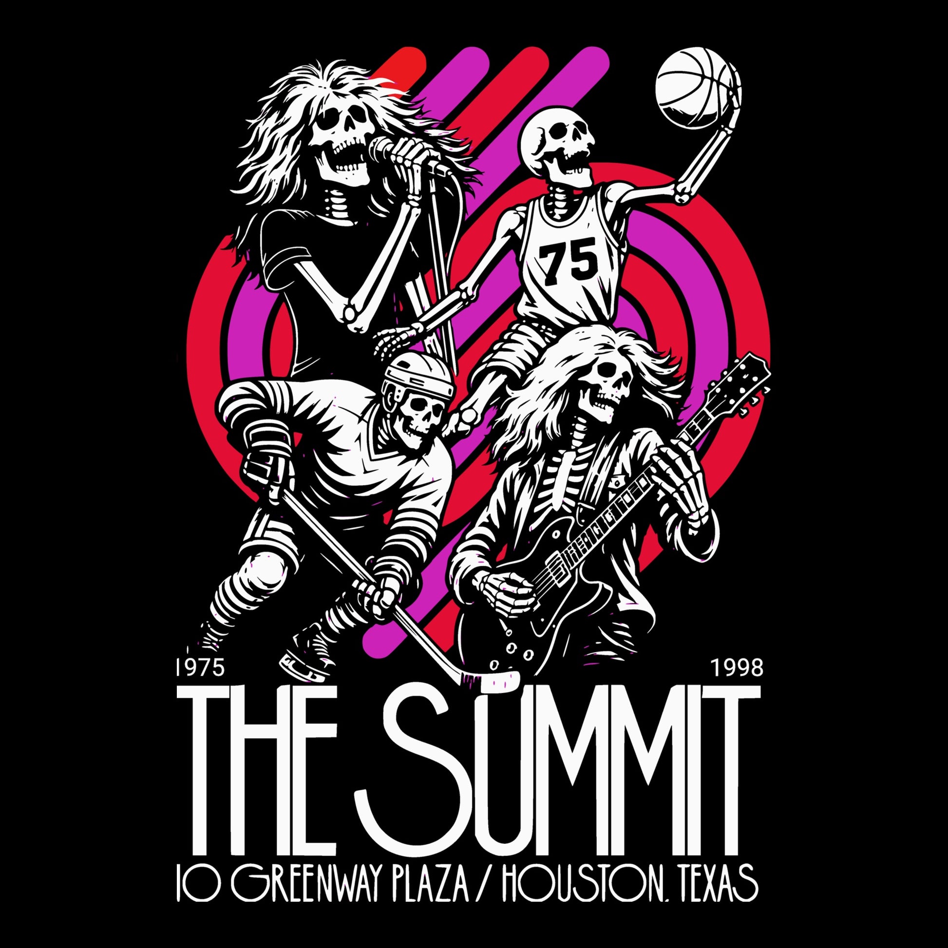The Summit Tee Black Design
