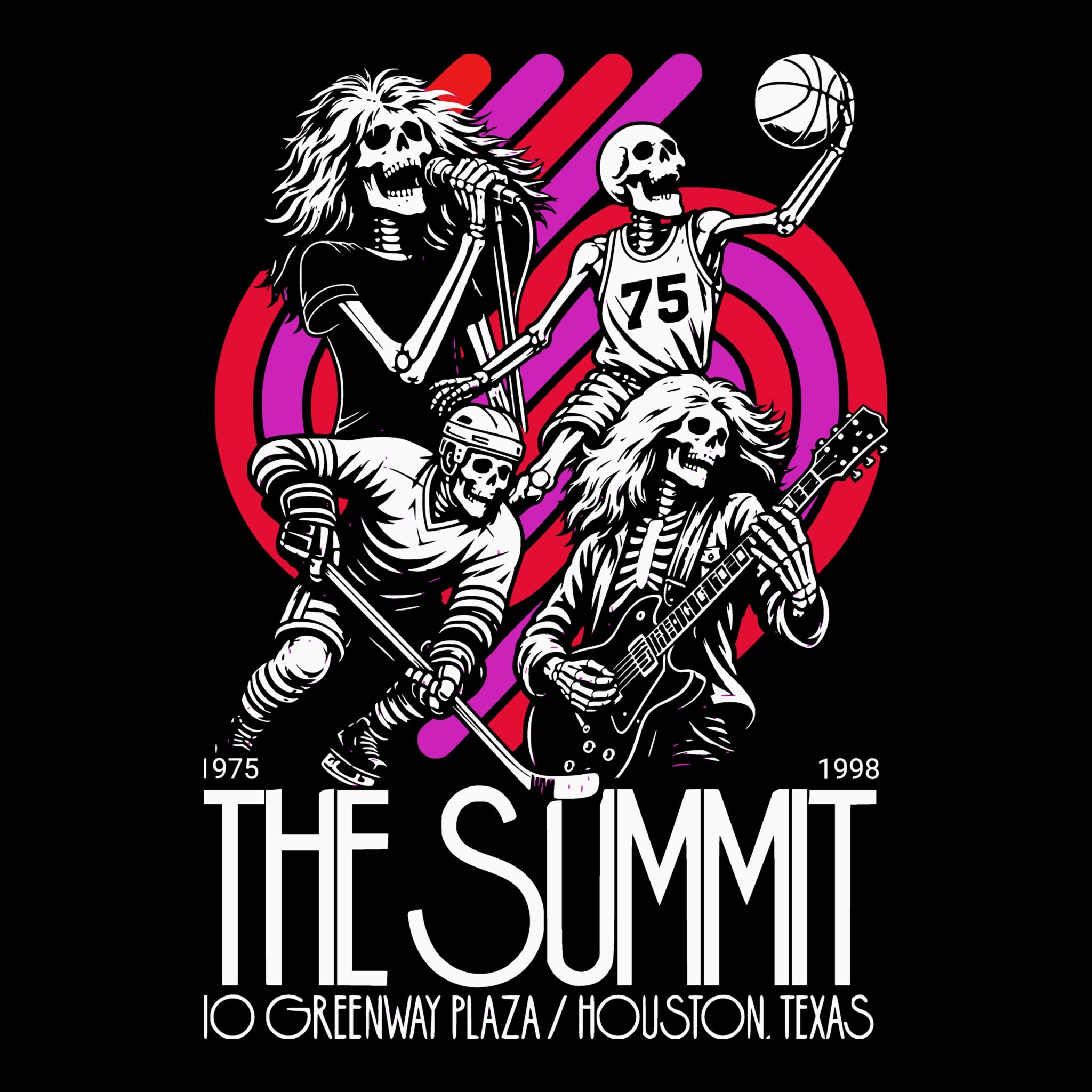 The Summit Tee Black Design
