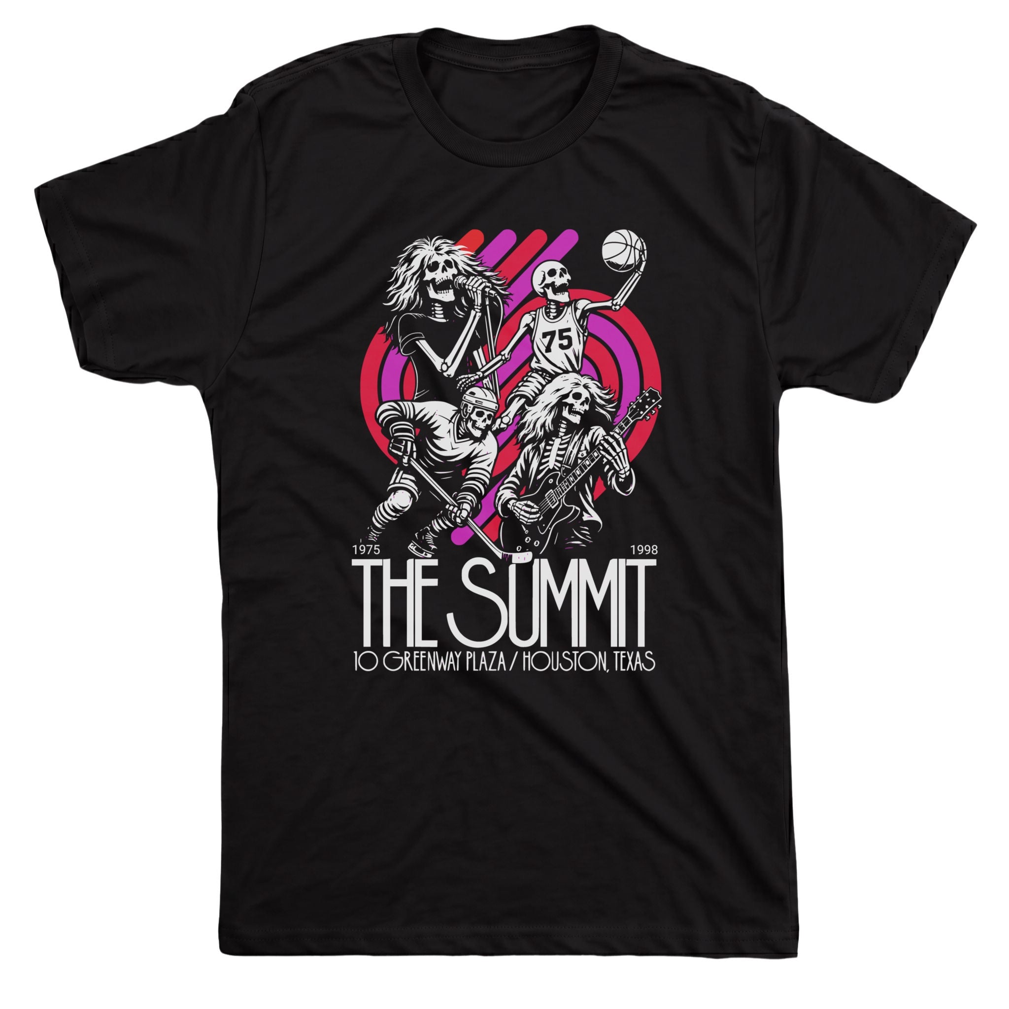 The Summit Tee Black Mockup