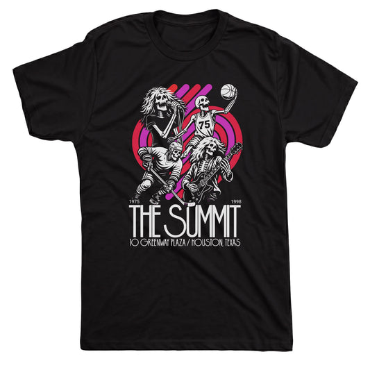 The Summit Tee Black Mockup
