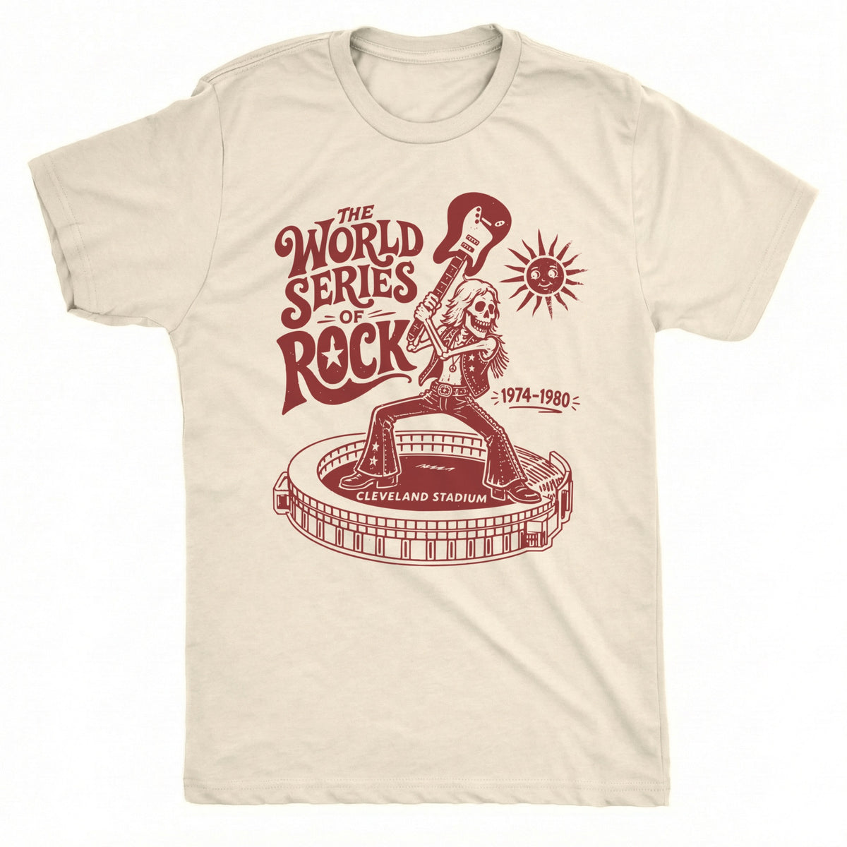 The WSOR Tee Natural Mockup