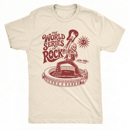 The WSOR Tee Natural Mockup