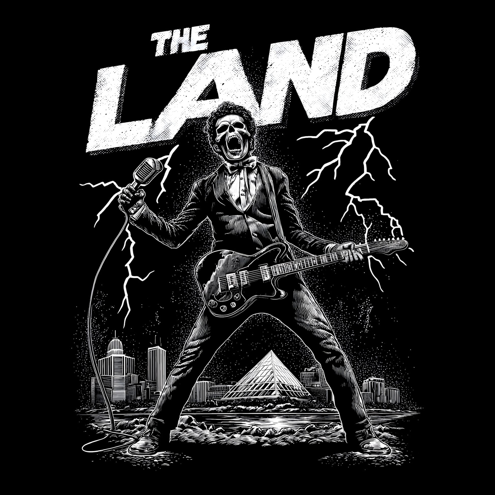 The Land Rocker T-Shirt Design