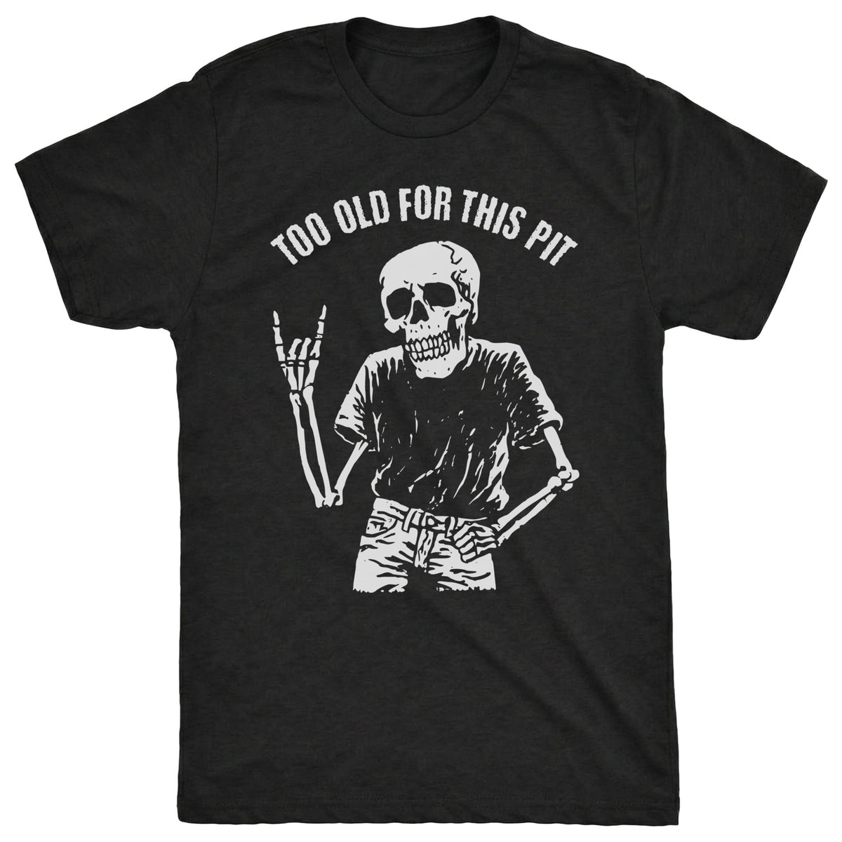 This Pit Tee Black Mockup