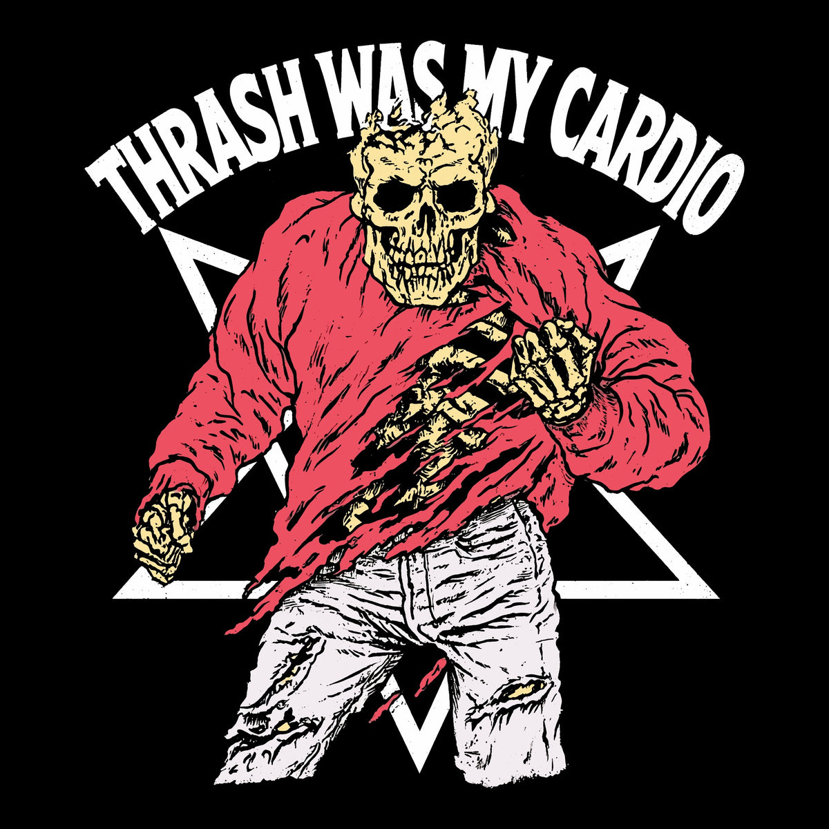 Thrash Cardio Tee Black Design