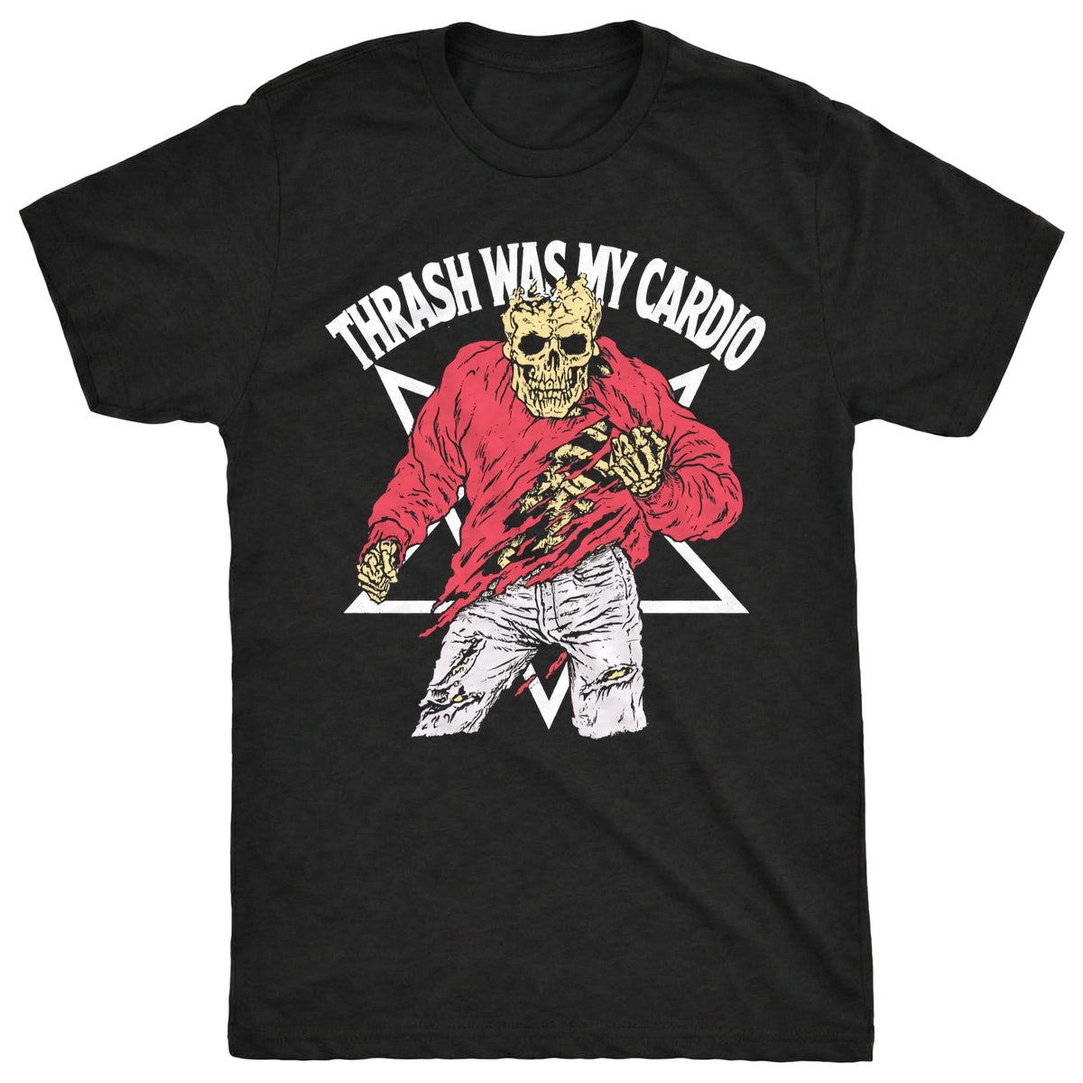 Thrash Cardio Tee Black Mockup