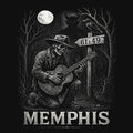 Memphis Lore T-Shirt Design Closeup