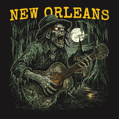 New Orleans Howler T-Shirt Design Closeup