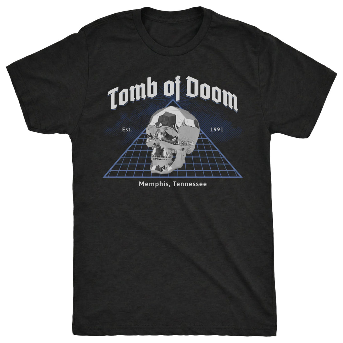 Tomb of Doom Tee Black Mockup
