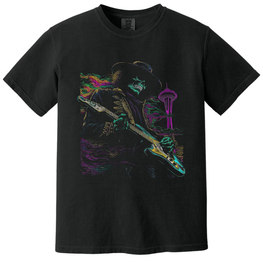 Trippy Needle Tee | Comfort Colors® 1717 Black