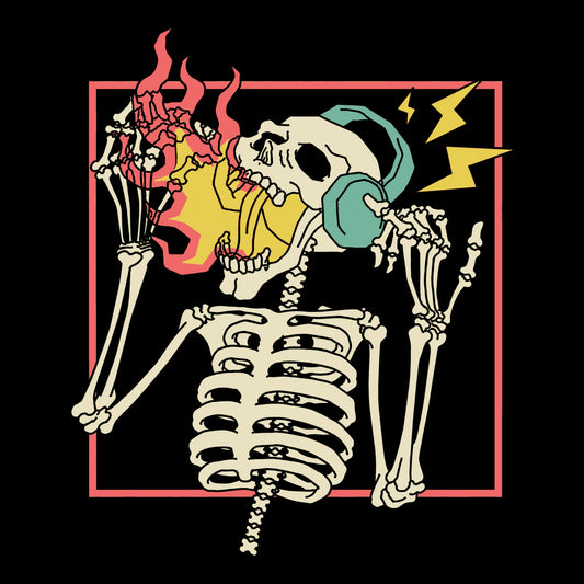 Turn it Up Tee Black Design