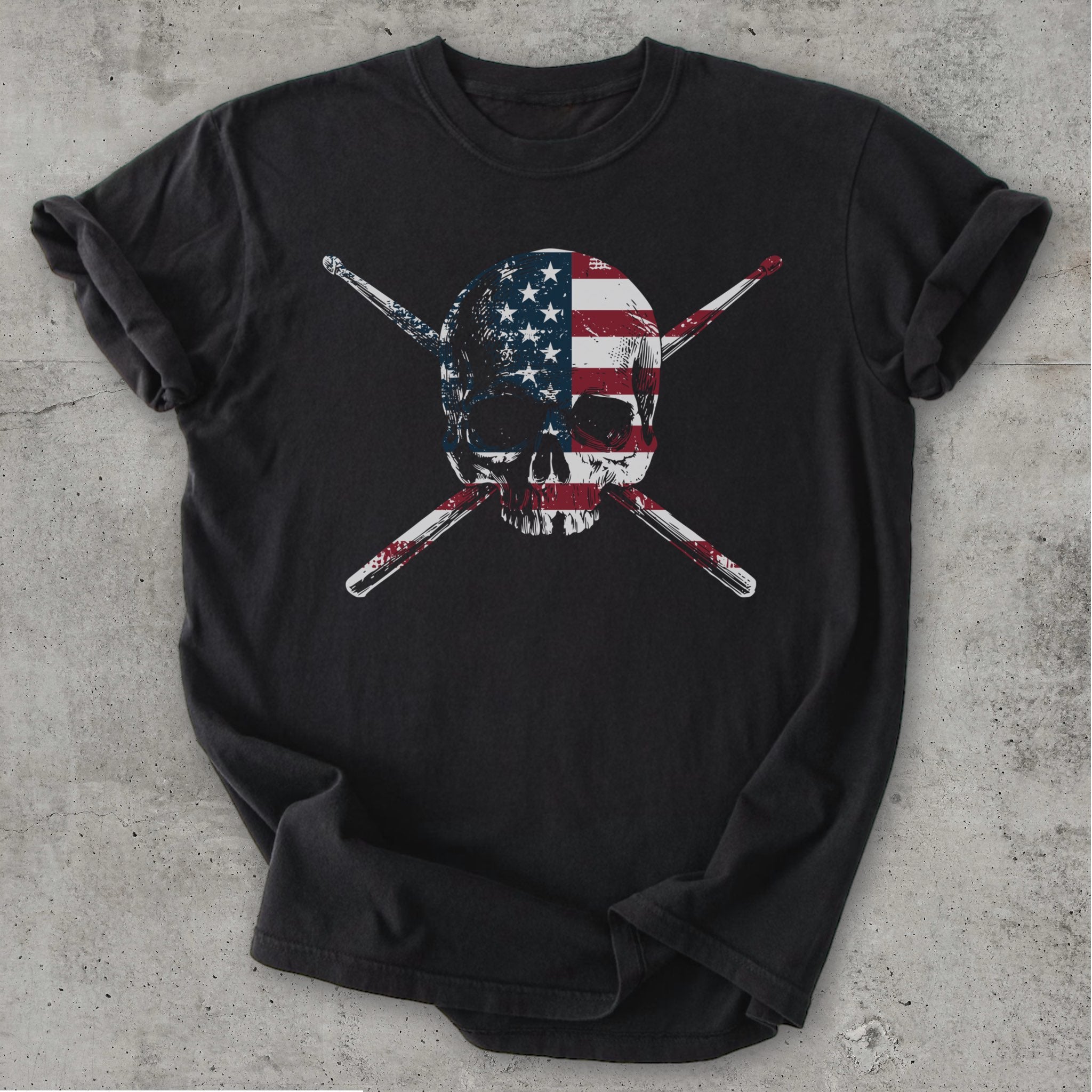 US Sticks Tee Black Mockup