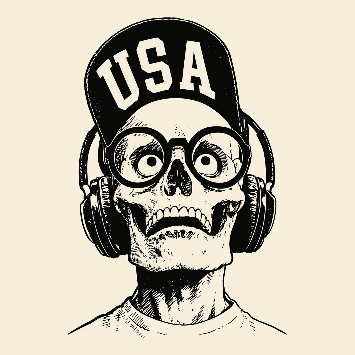 USA Brim Tee Natural Design