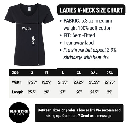Electric Banana Ladies V-Neck