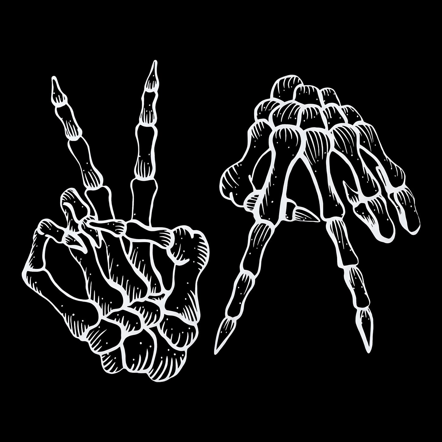 VA Hands Tee Black Design