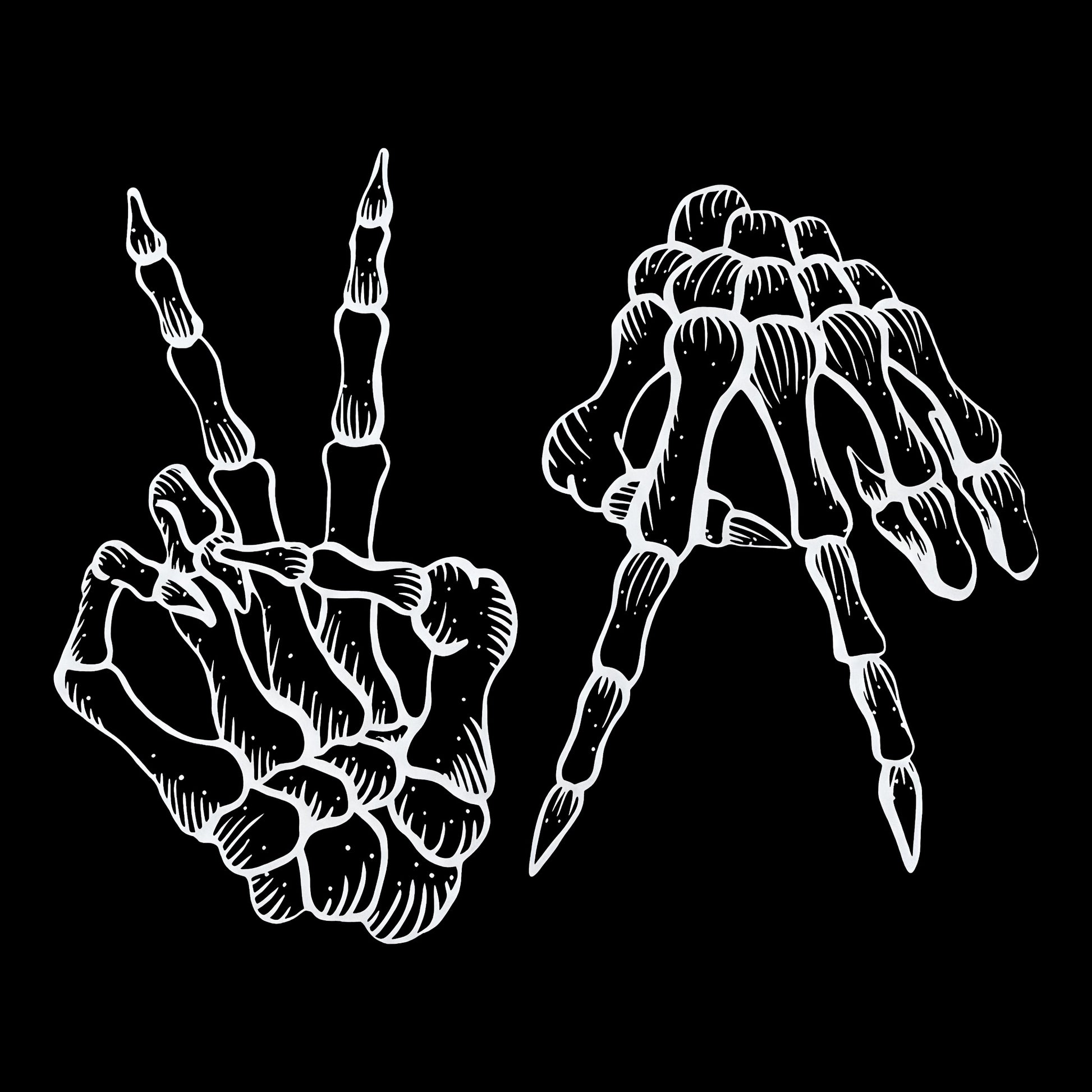 VA Hands Tee Black Design