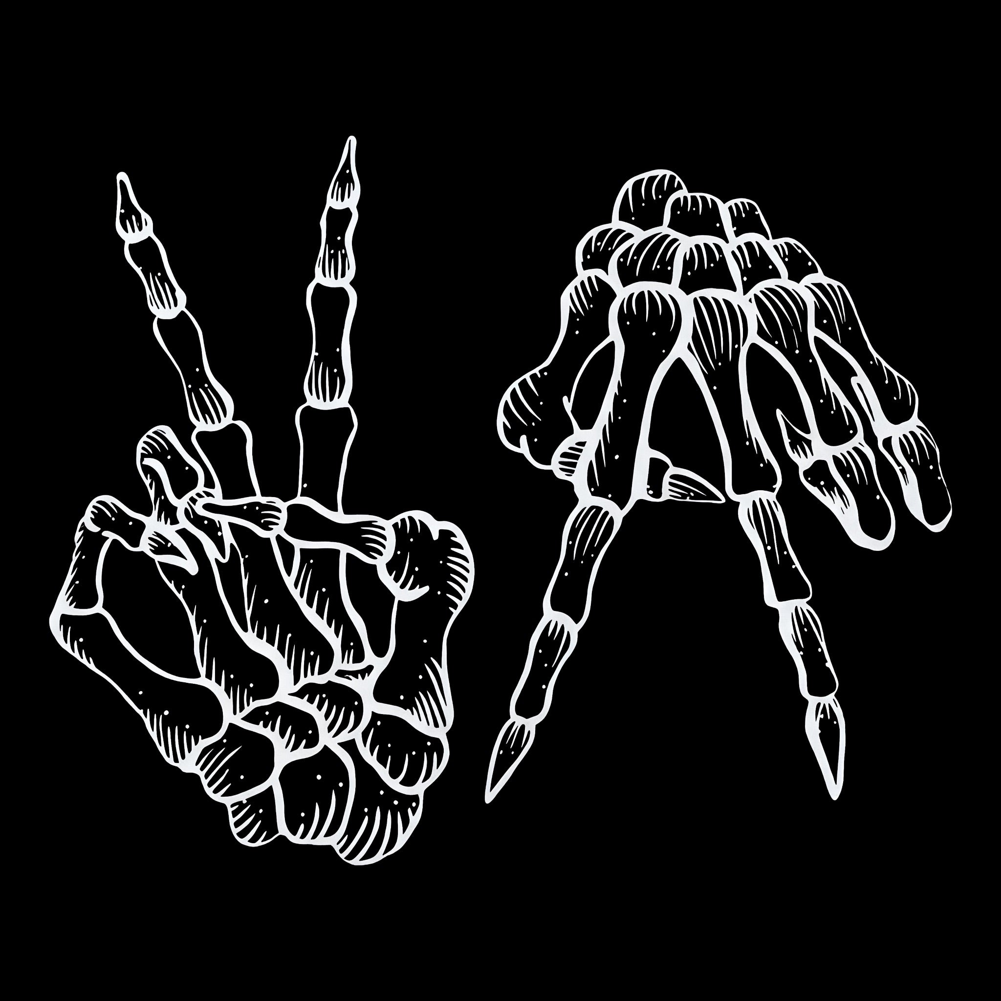VA Hands Tee Black Design