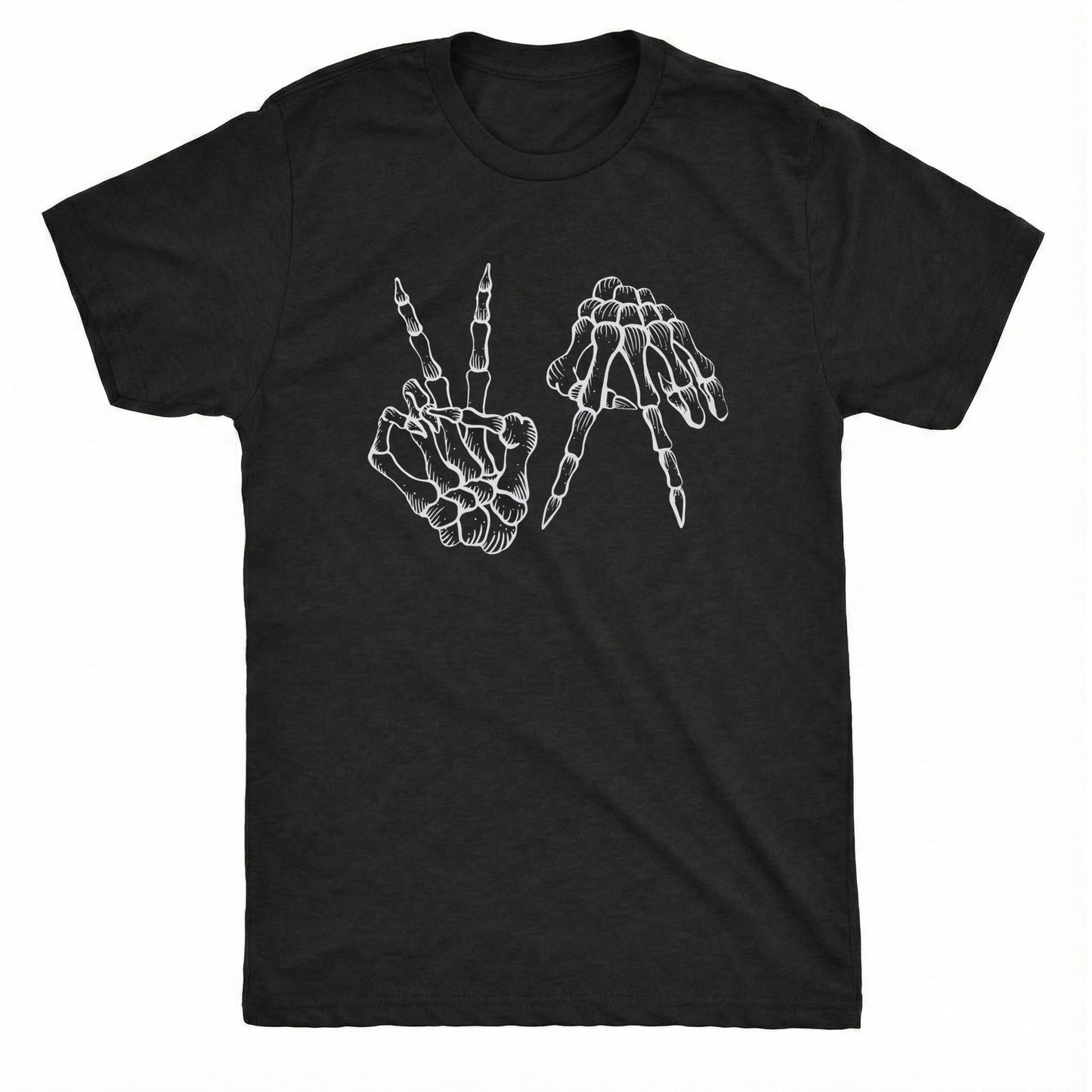 VA Hands Tee Black Mockup