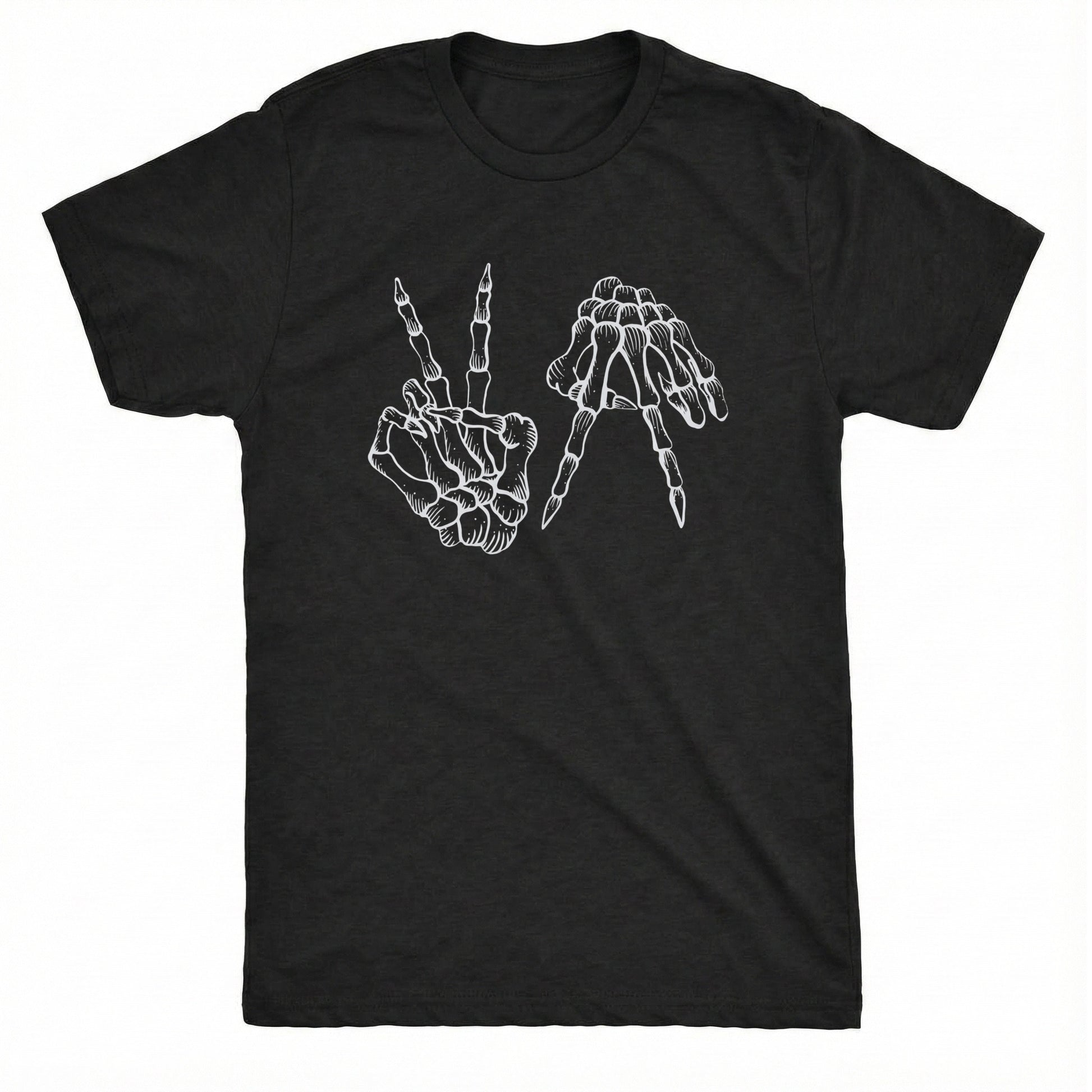 VA Hands Tee Black Mockup