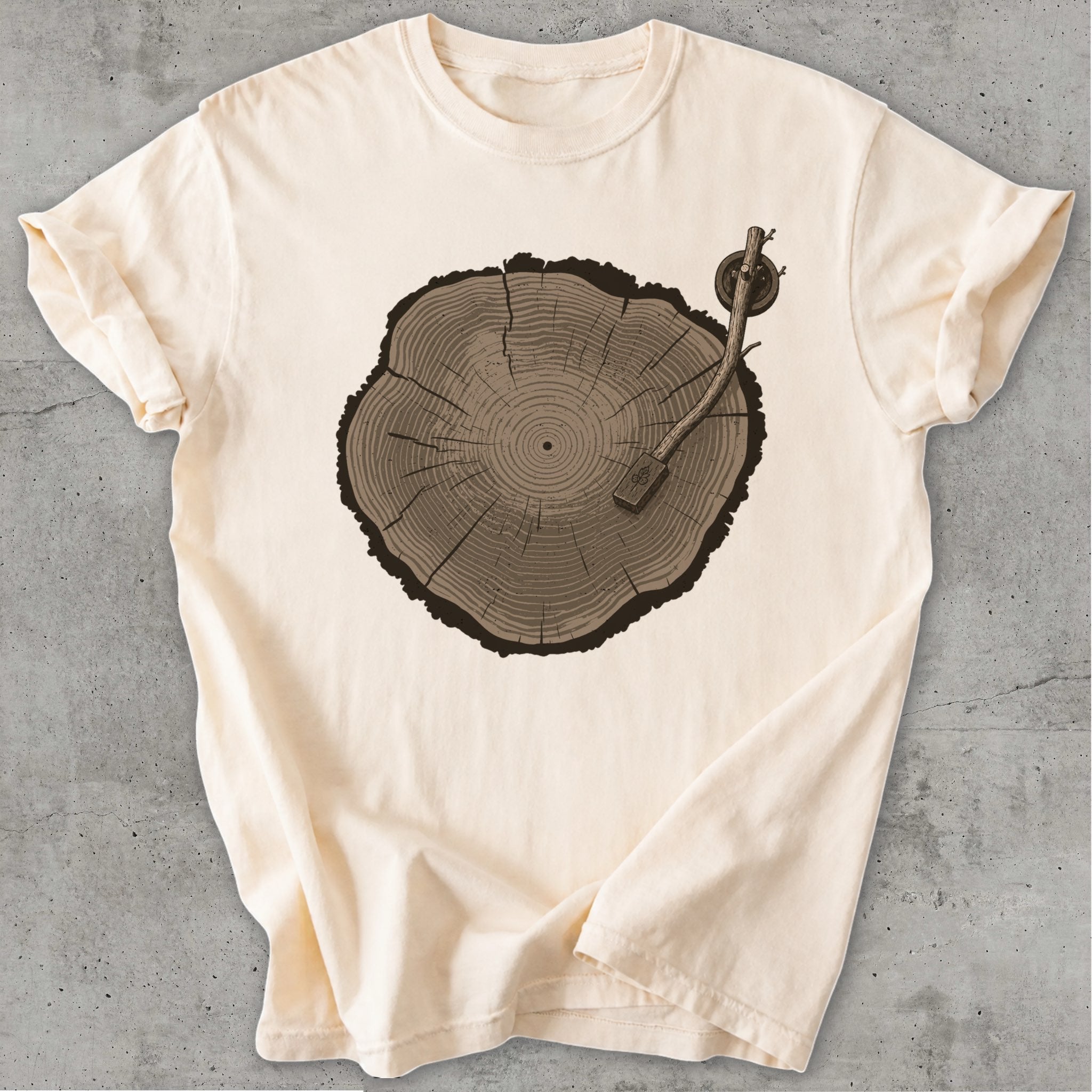 Vinyl Stump Tee Natural Mockup
