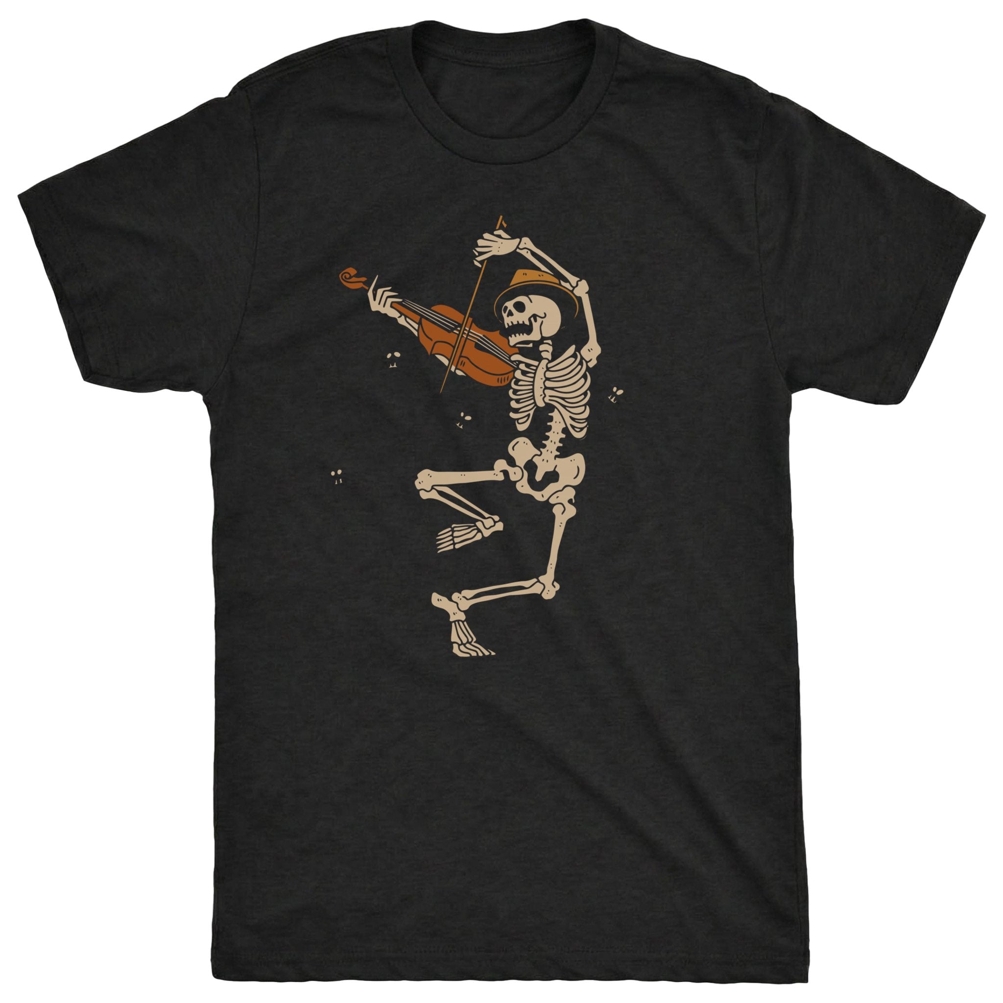 Violin Man Tee Black Mockup