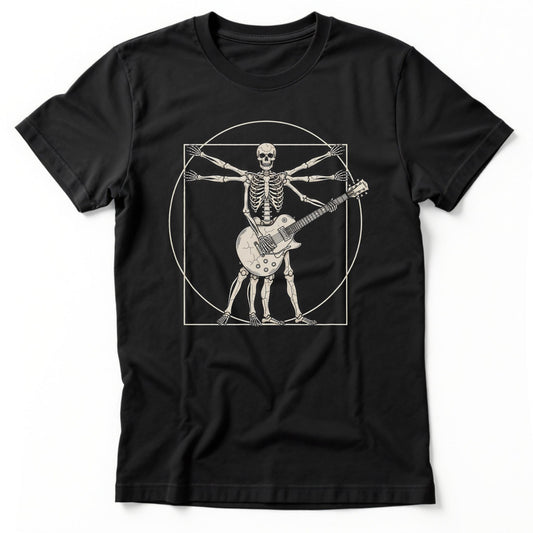 Vitruvian Guitarist Tee | Comfort Colors® 1717 Black