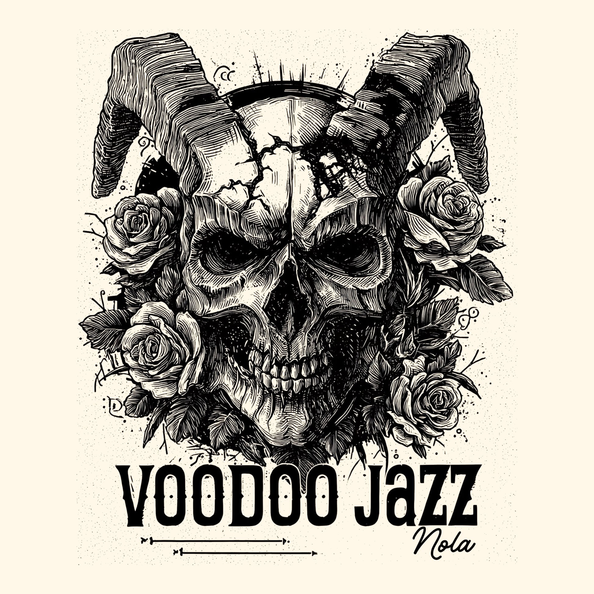 Voodoo Jazz T-Shirt Design